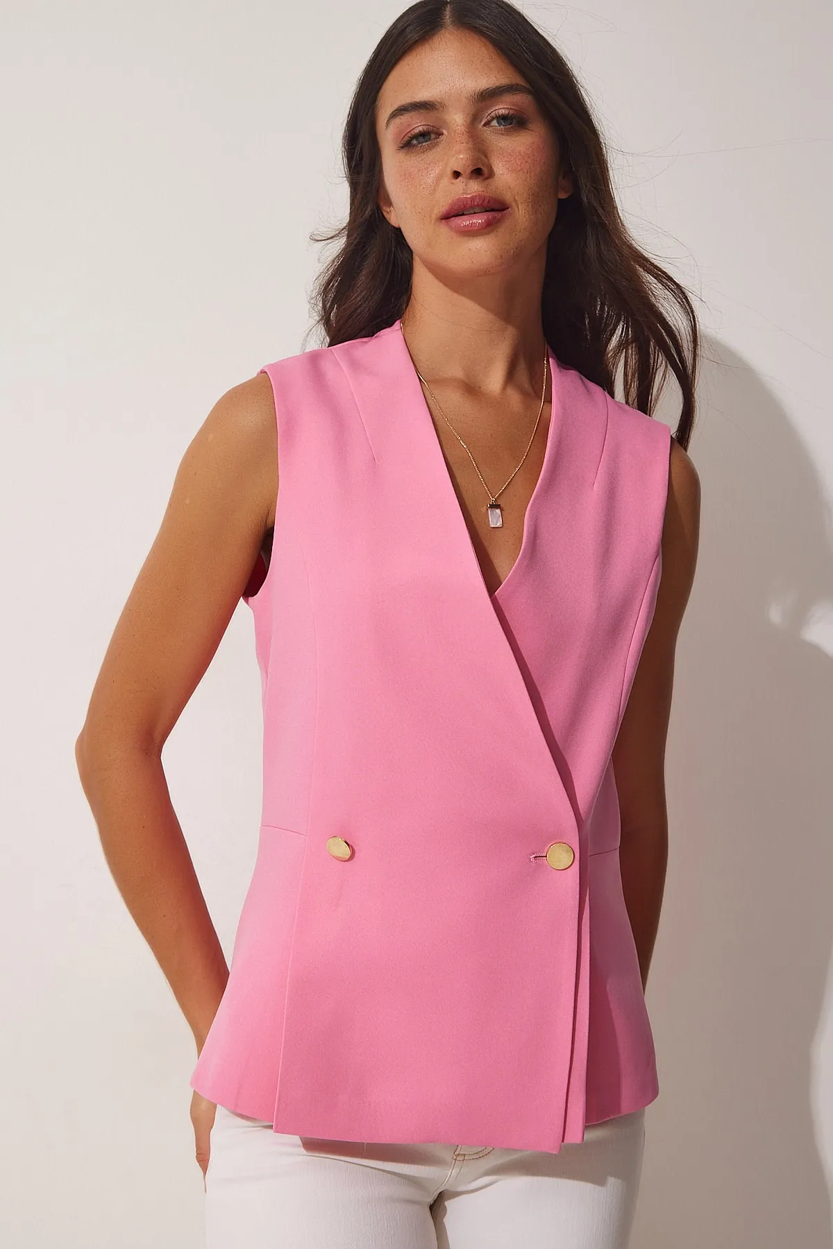 Happiness İstanbul  Weste - Rosa - Basic