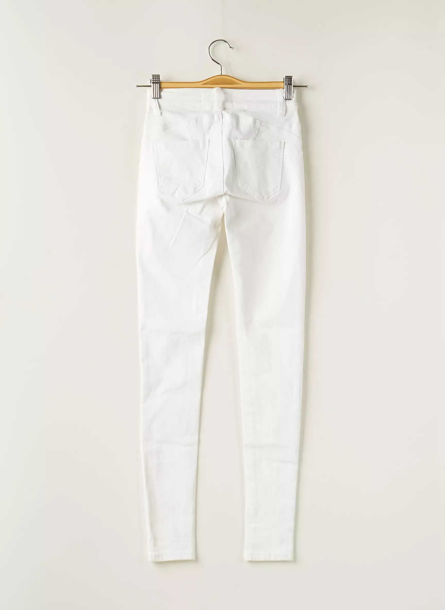 Nina Carter Pantalons Slim Femme couleur blanc