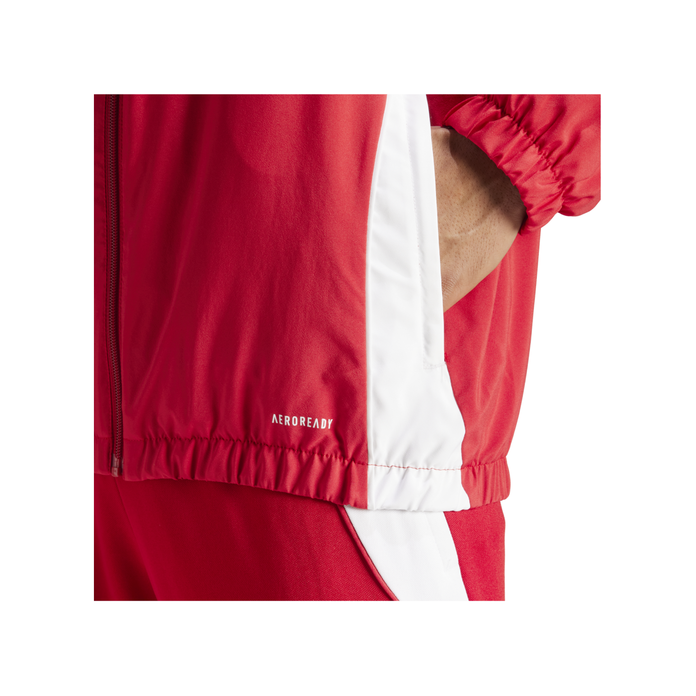 adidas Tiro 24 Windbreaker Rot Weiss