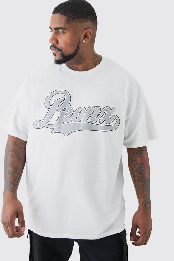 Plus T-Shirt mit Bronx Print