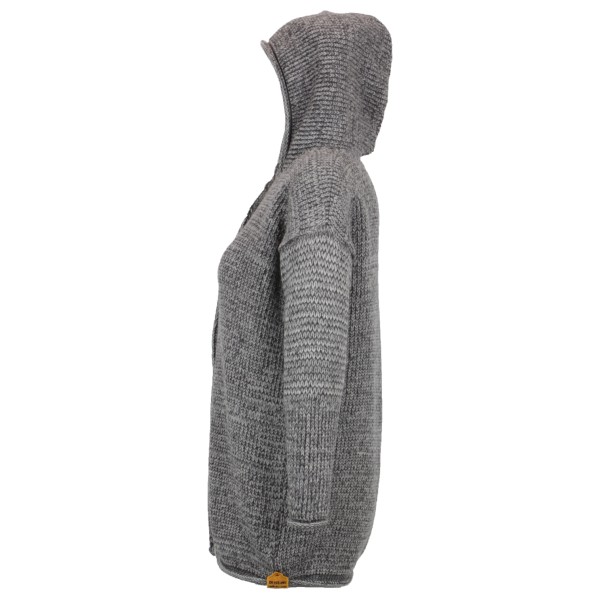 Albmerino - Women's Kapuzen Jacke Mouline - Wolljacke