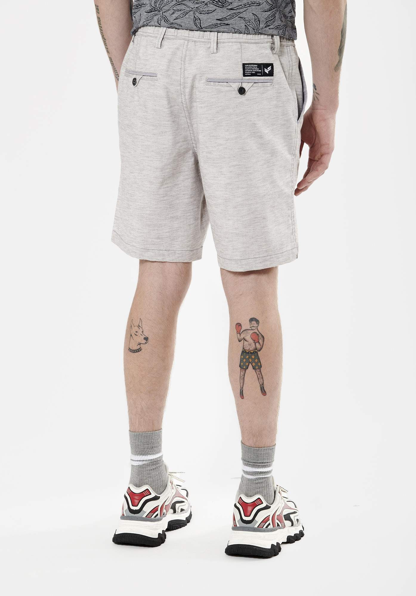 MERLO  Short gris Homme