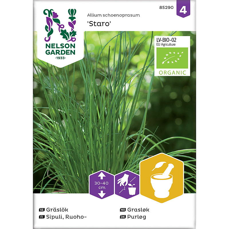 Nelson garden Frø Grasløk Alminnelig, Staro, organic