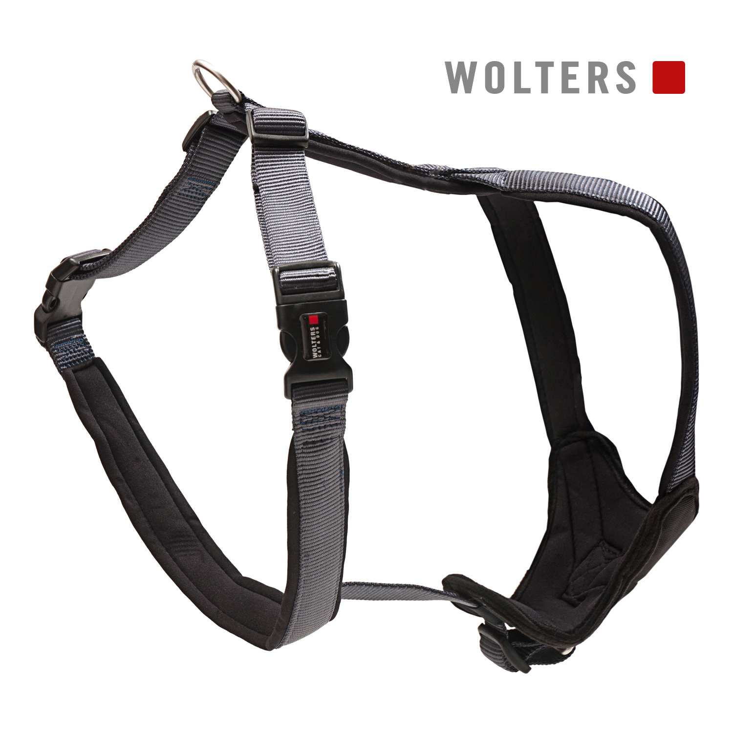 Wolters Hundegeschirre Wolters Geschirr Professional Comfort graphit schwarz 80 cm, 95 cm, 3,5 cm