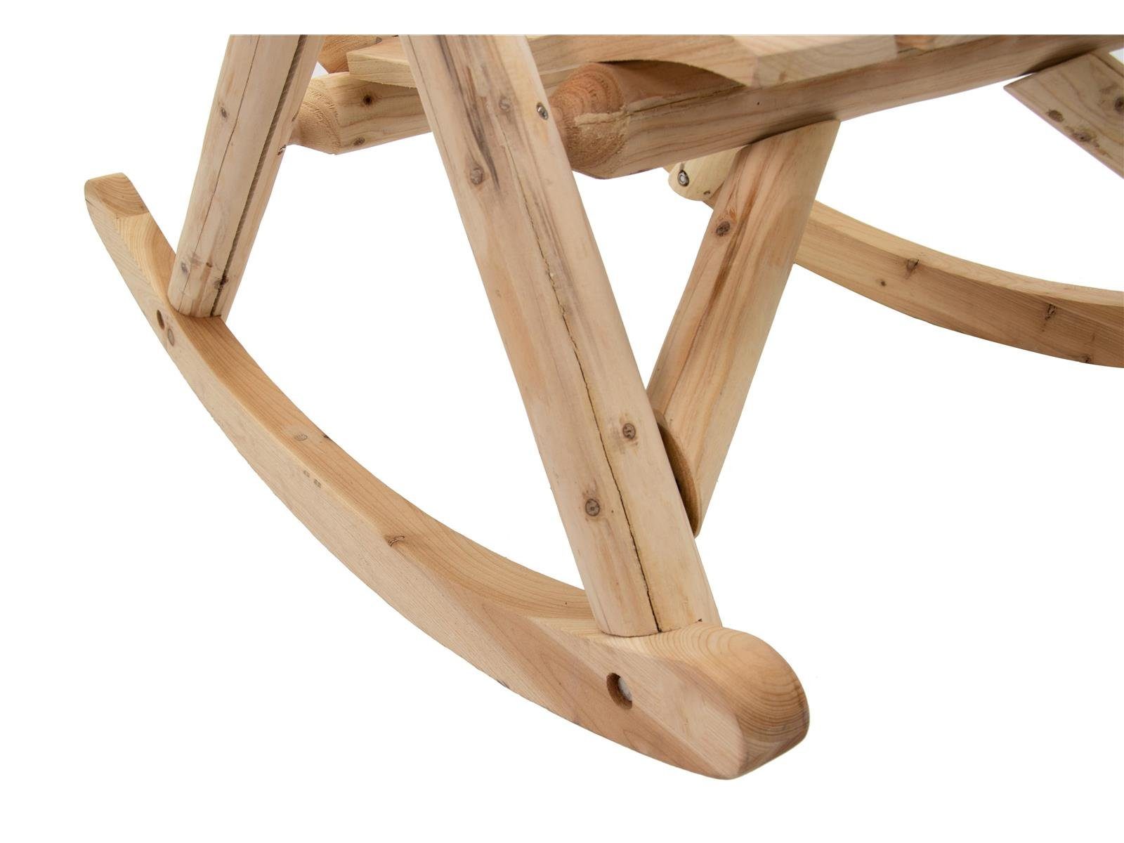 bellavista - Home&Garden® Gartensessel Schaukelstuhl Timber (Set), Schaukelstuhl