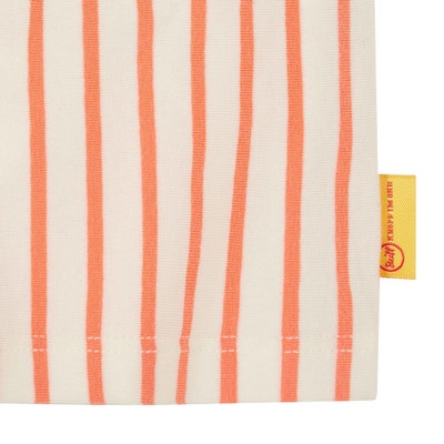 Body kurzarm, orange für Mädchen