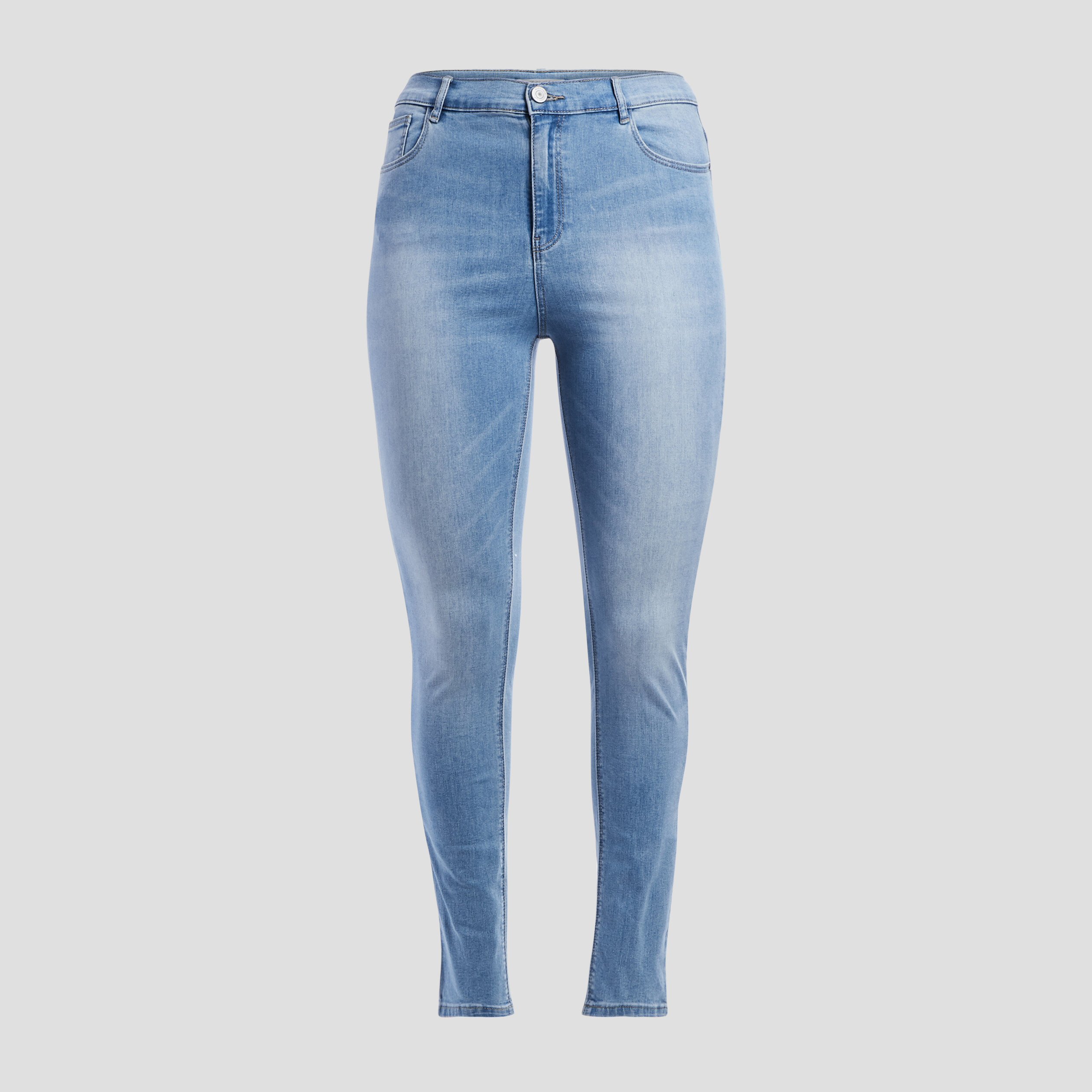 Jeans slim taille ajustable denim double stone femme grande taille | La Halle