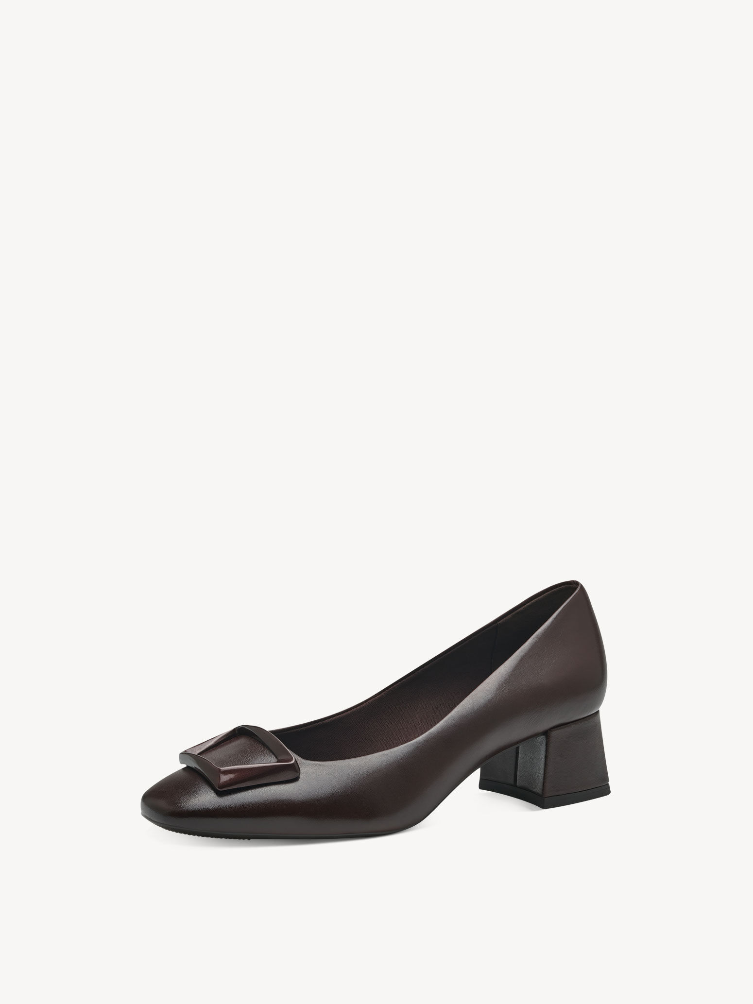 Escarpin en cuir - marron