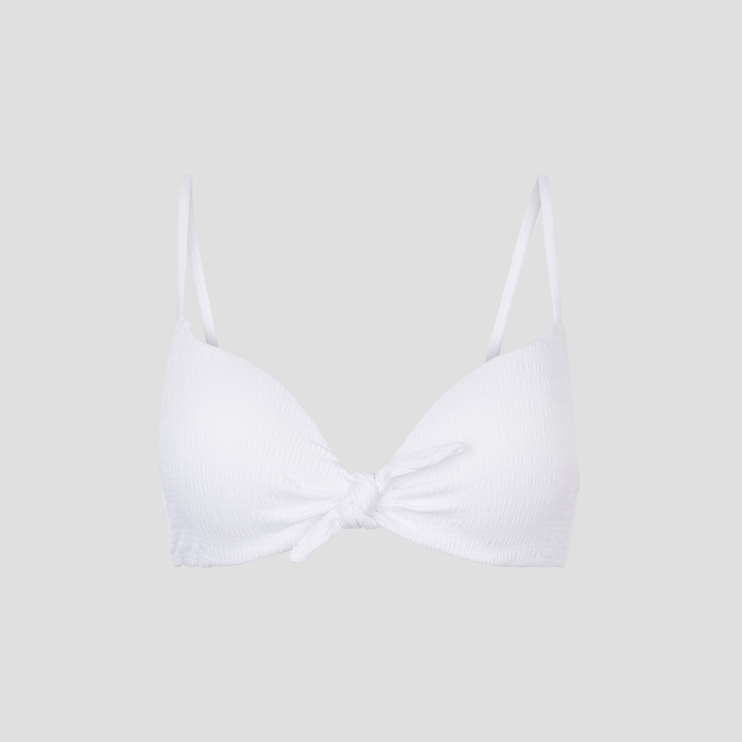 Haut de maillot de bain blanc femme | La Halle
