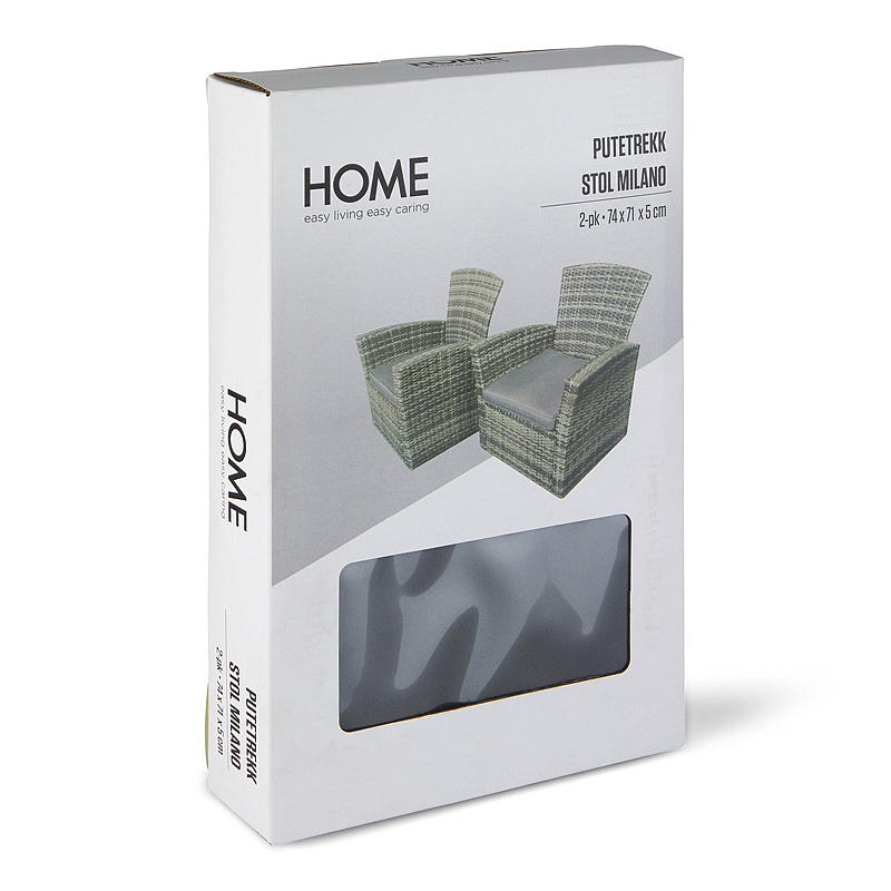Home Putetrekk Milano til stol, 2-pk