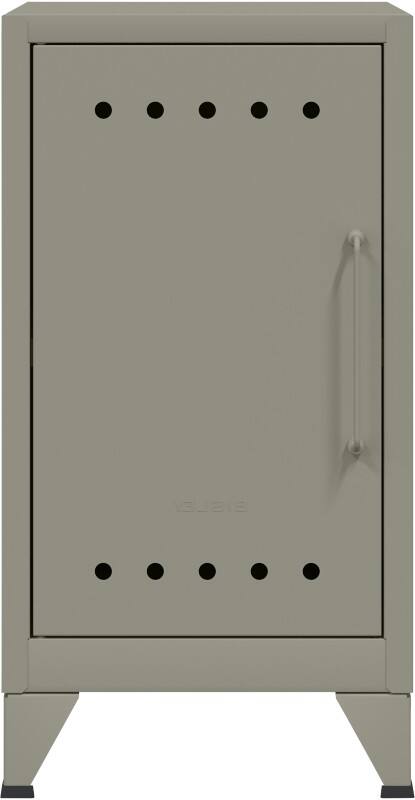 Bisley Fern Mini Schließfach Metall 1 Fachboden Nicht abschließbar 380 x 400 x 725 mm Hellgrau