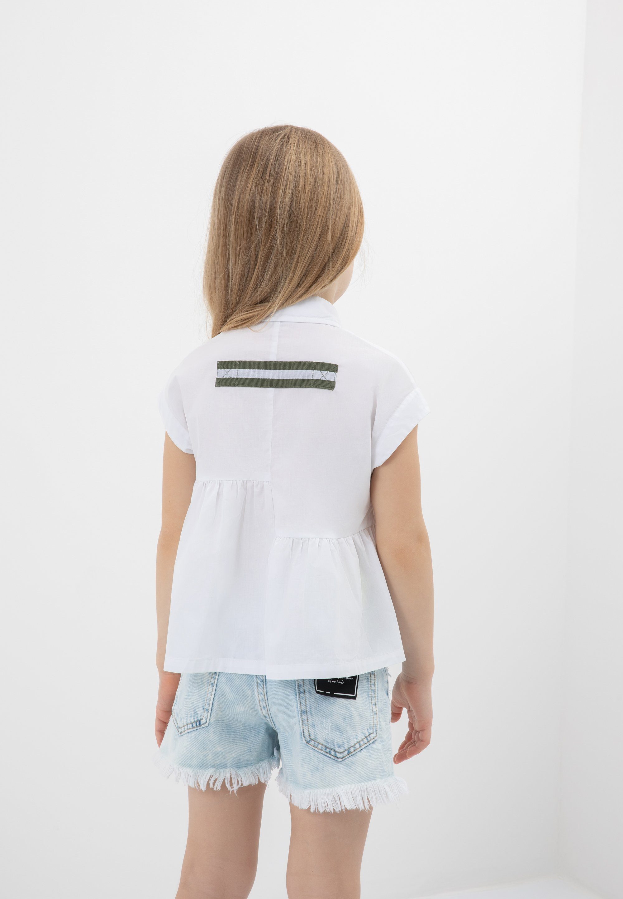 Gulliver Klassische Bluse mit kontrastfarbener Tasche