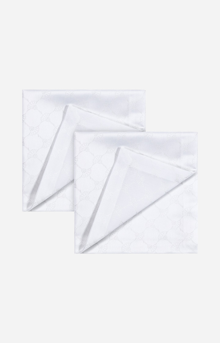 Serviette JOOP! Cornflower Allover in Weiß - 2er Set, 50 x 50 cm - im JOOP!