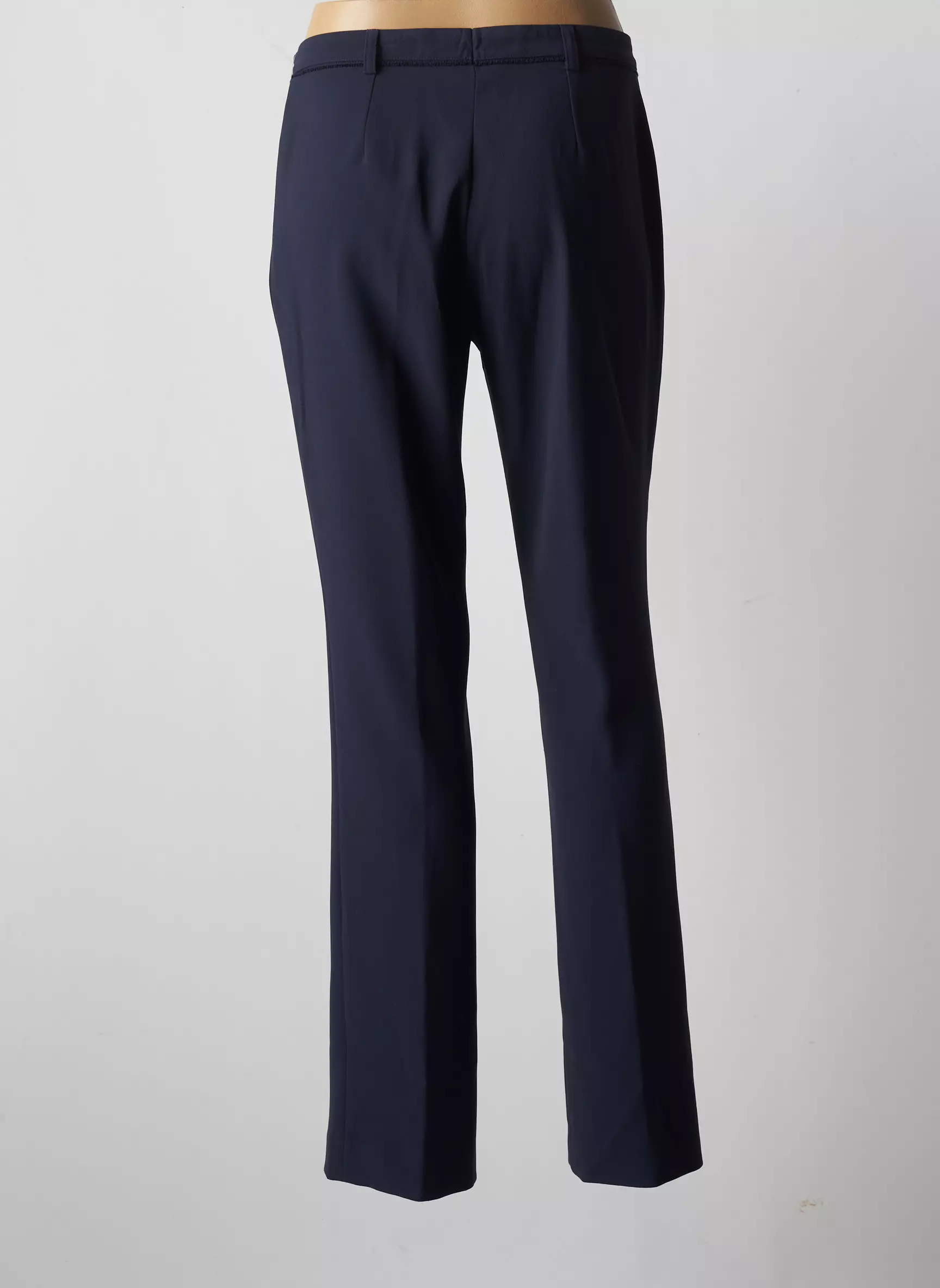 Weinberg Pantalons Droits Femme couleur bleu