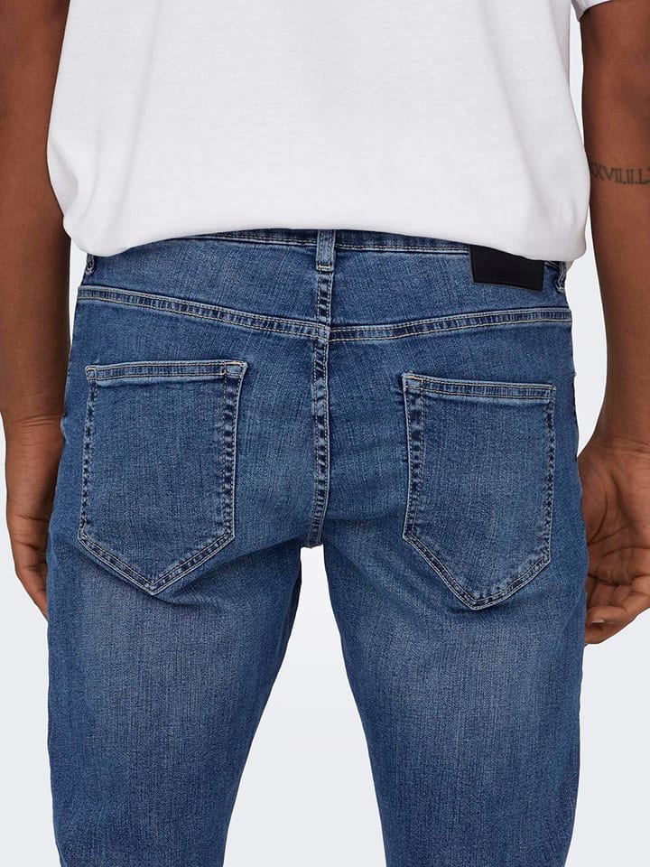 ONLY & SONS Jeans - Slim fit - in Blau günstig kaufen