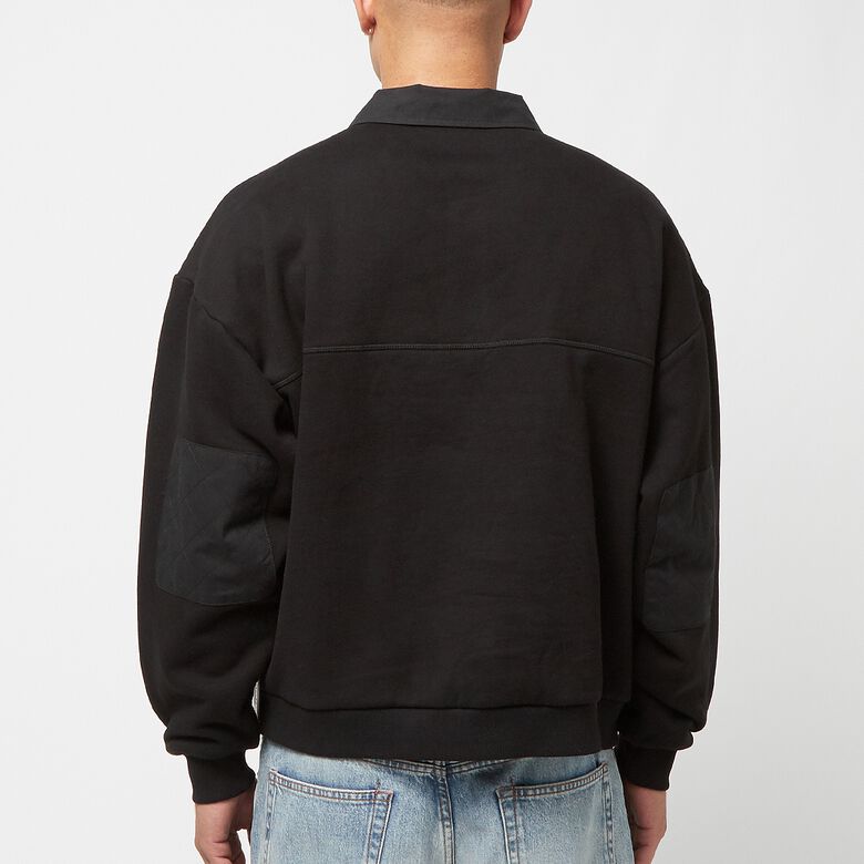 Pleasures Tweak Polo Sweatshirt Black