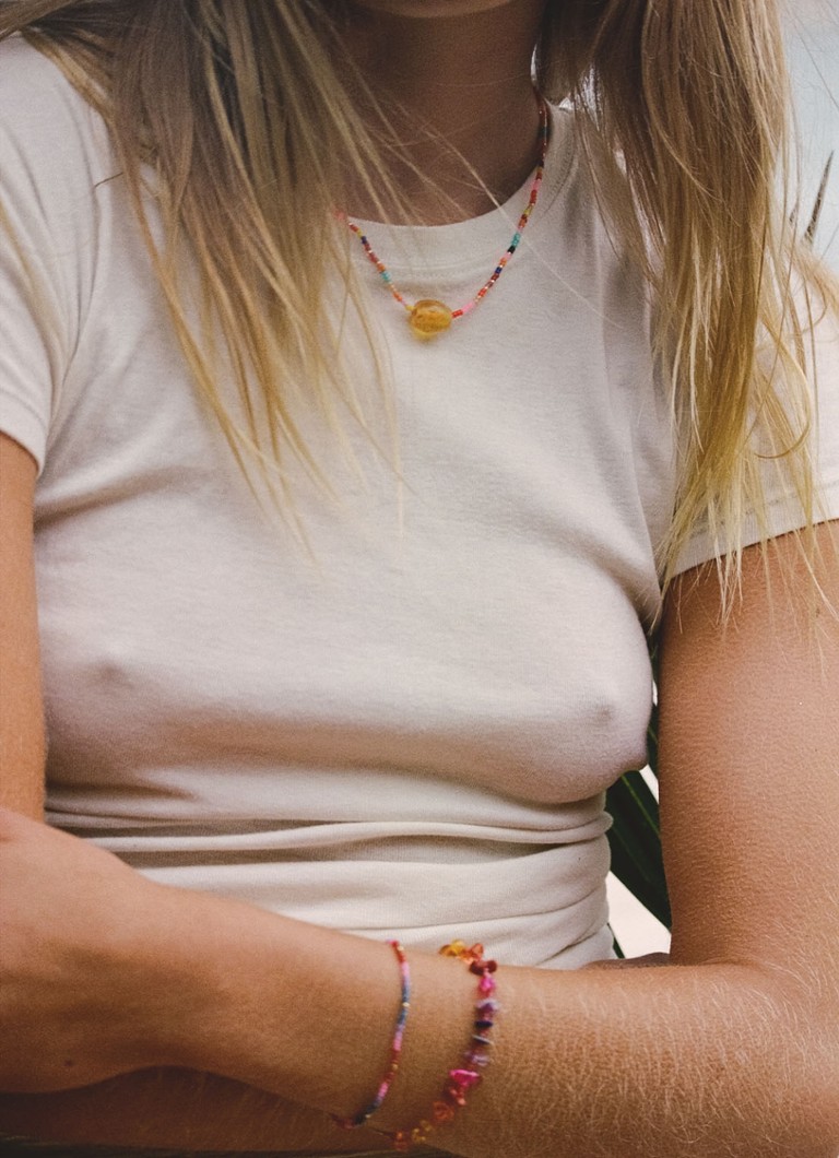ANNI LU Tie Dye bracelet gold plated