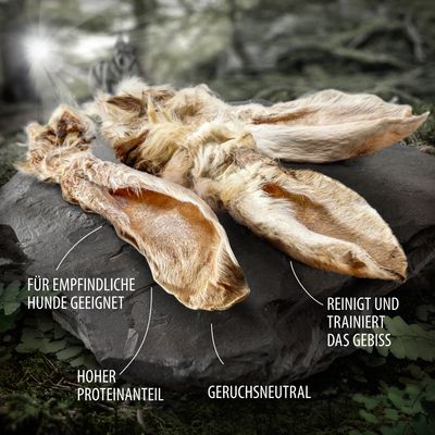 Wolf of Wilderness - Kaninchenohren mit Fell