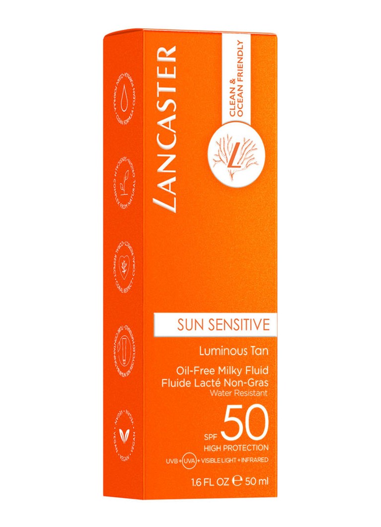 Lancaster Sun Sensitive Fluid-Oil SPF50 - loțiune de protecție solară