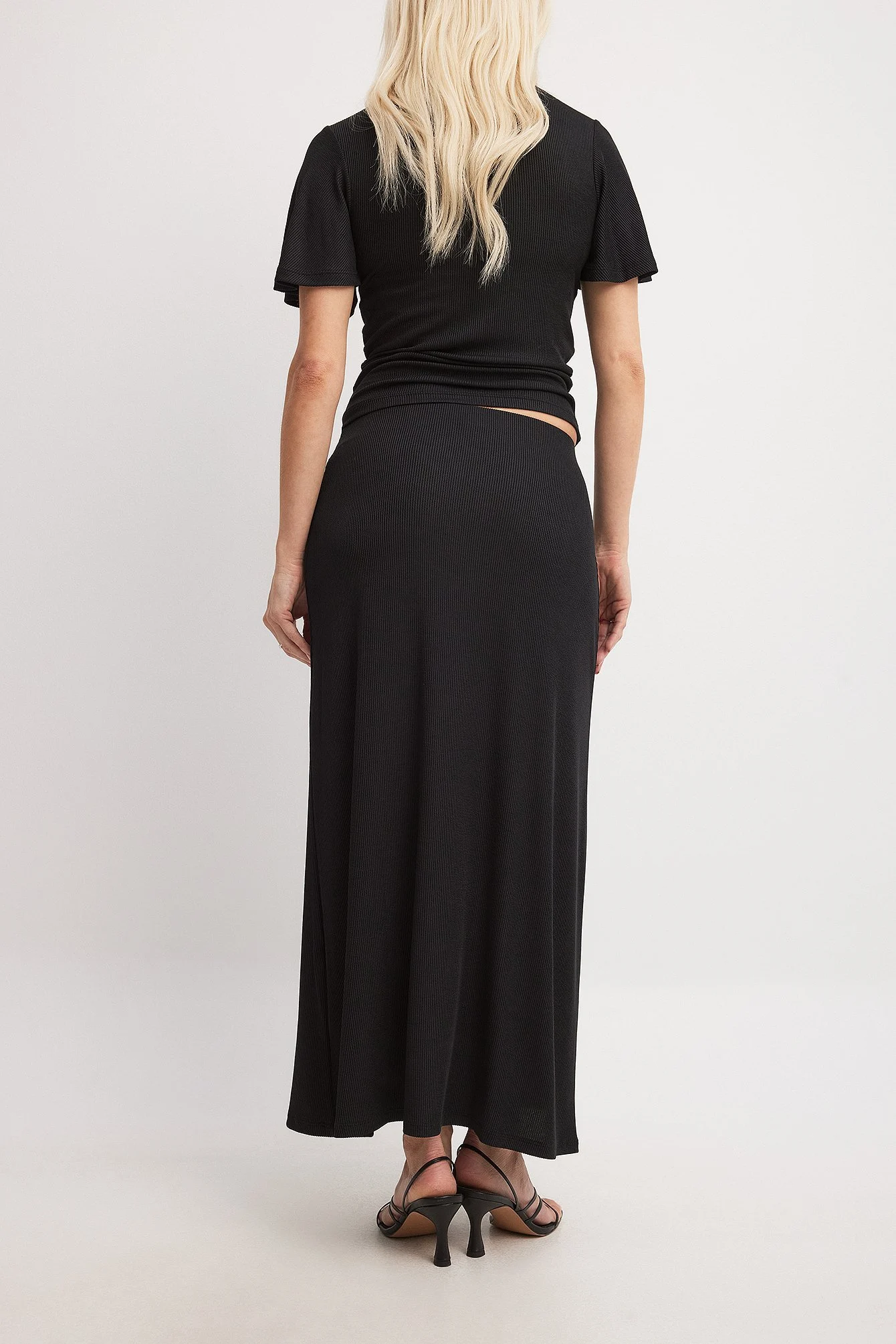Soft Rib Midi Skirt