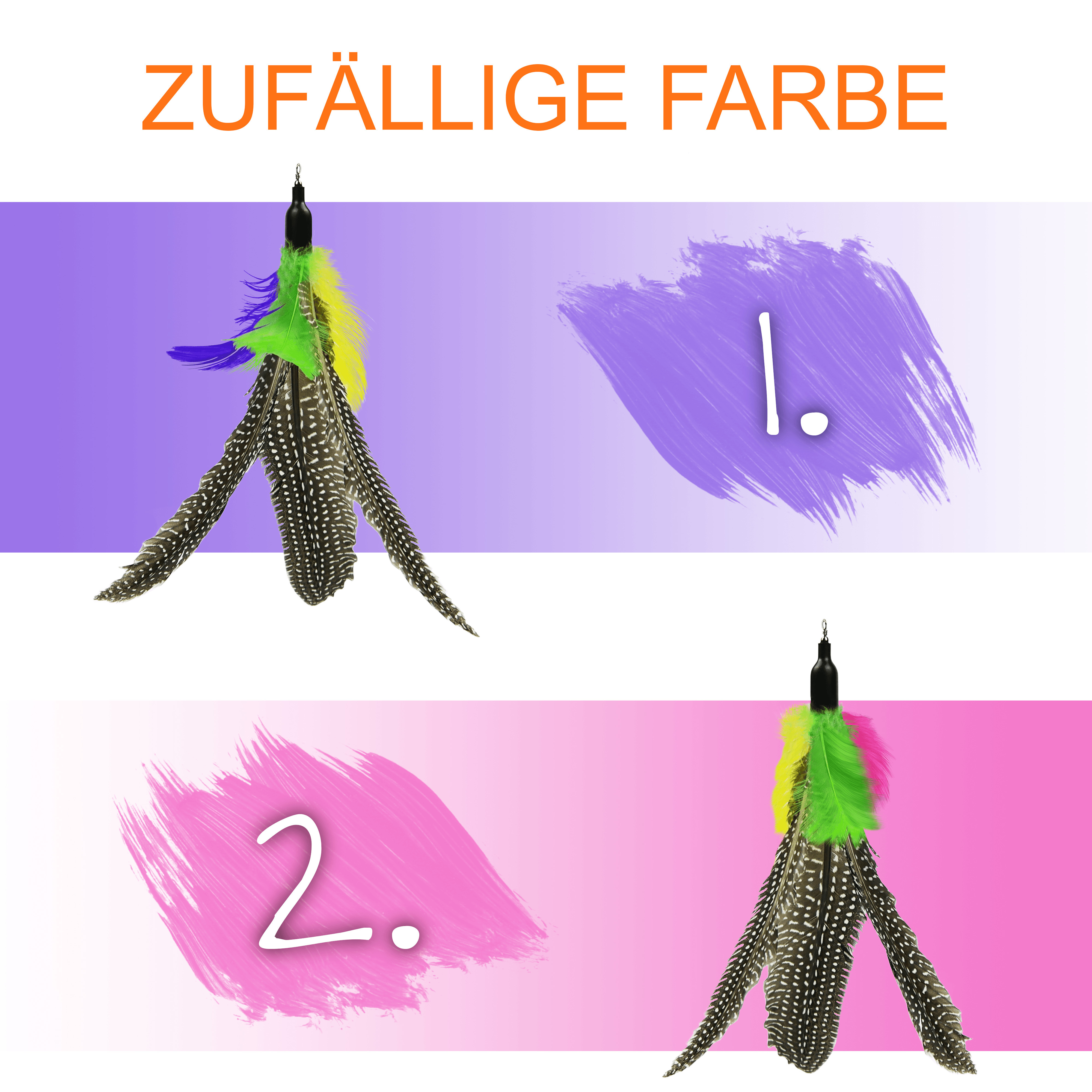 Schlitzohr Katzenangeln Schlitzohr Katzenangel Federanhänger 5x