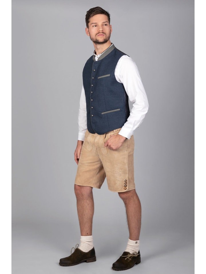 Edelnice Kurze Wildbock Lederhose Balthasar in natur günstig kaufen