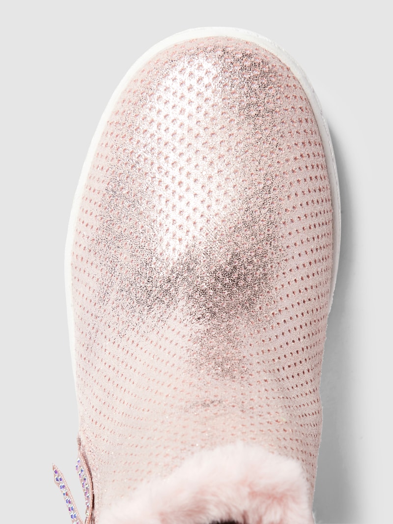 Boots mit Ziersteinen Modell 'SHOUTOUTS' in rose gold