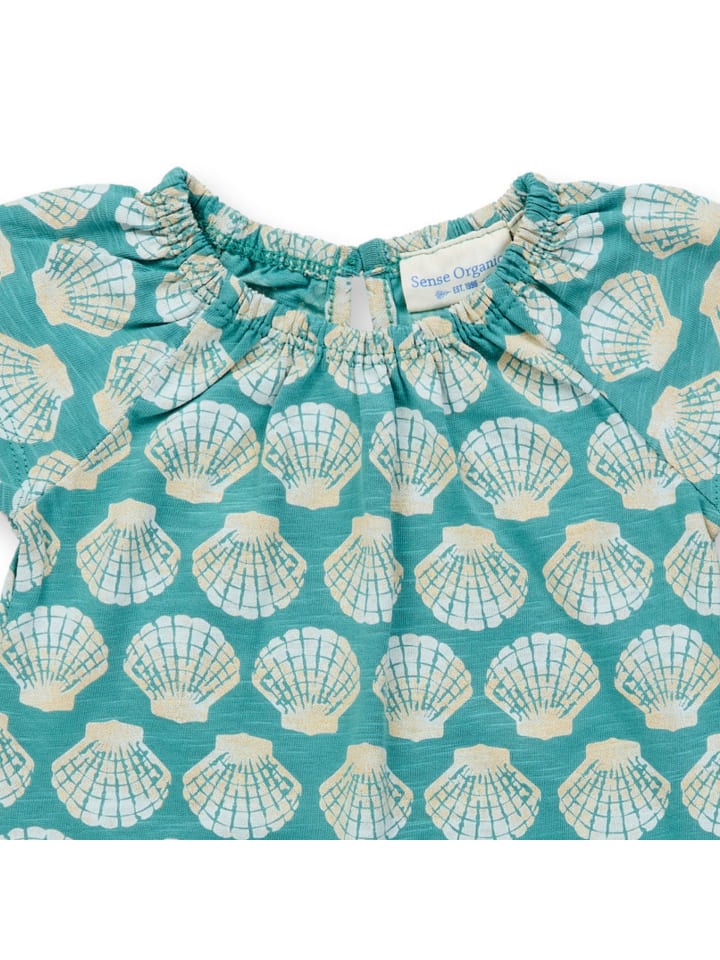 Sense Organics Sense Organics Lua Baby Playsuit Spieler Seashells Sea Green 86 günstig kaufen