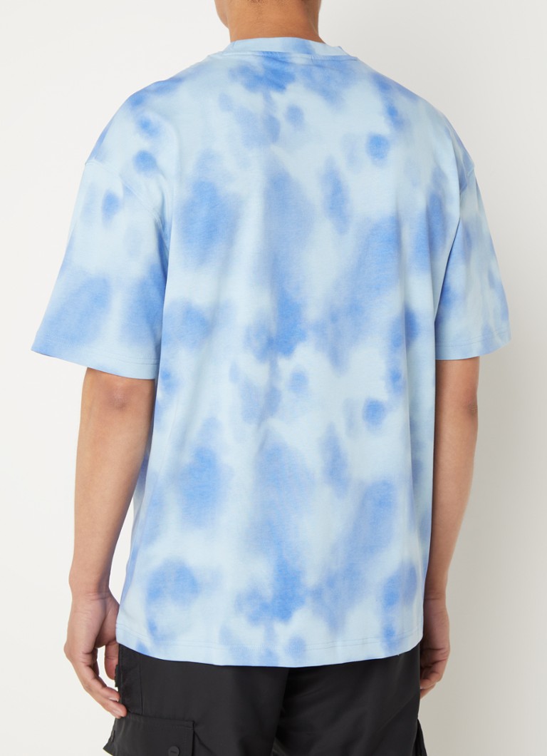 Koszulka HUGO BOSS Dyelo z nadrukiem tie-dye i logo
