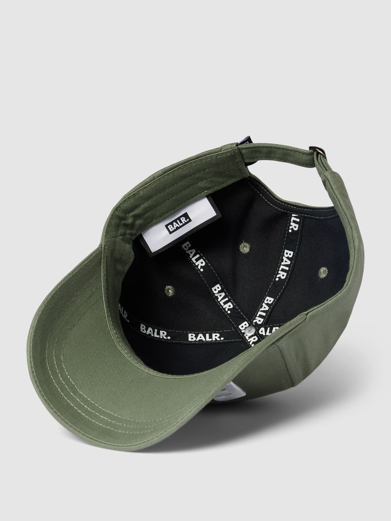 Basecap mit Label-Stitching in grün