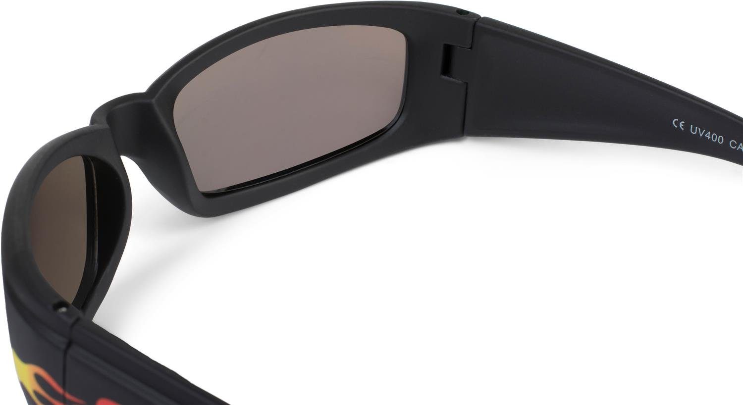 styleBREAKER Sonnenbrille (1-St) Verspiegelt