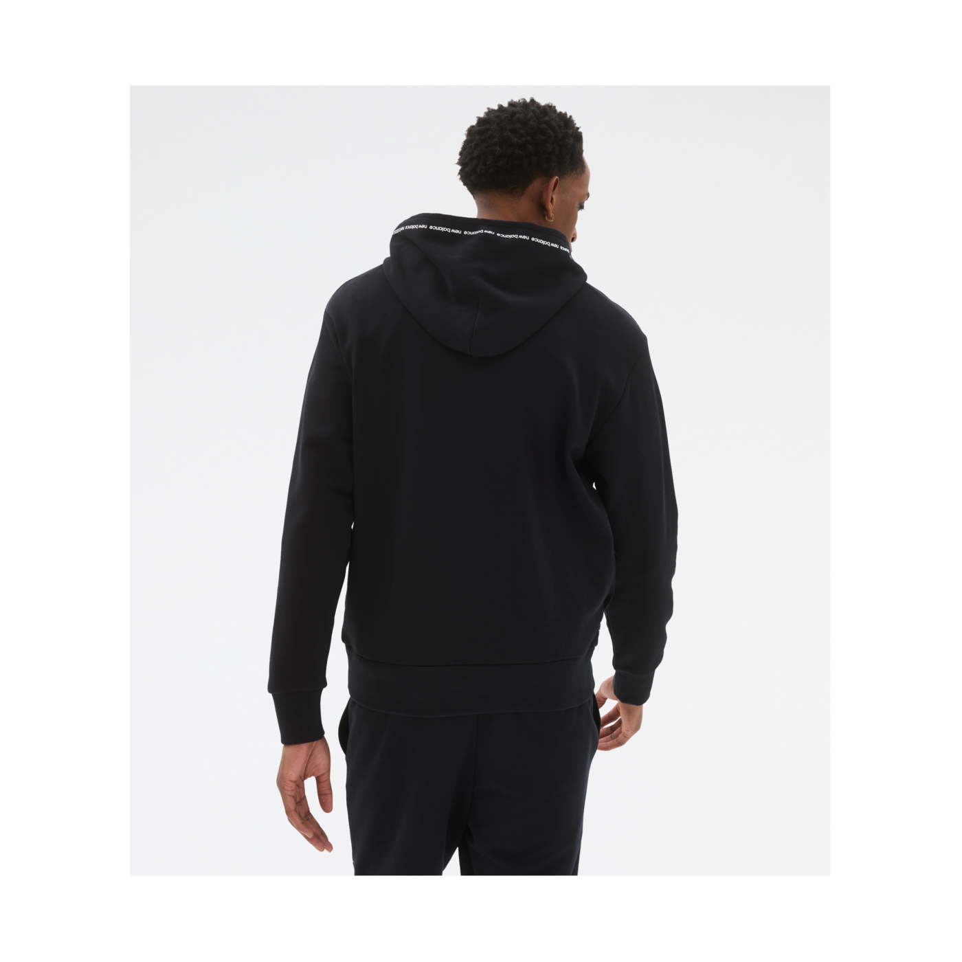 New Balance Essentials Fleece Hoody Schwarz FBK