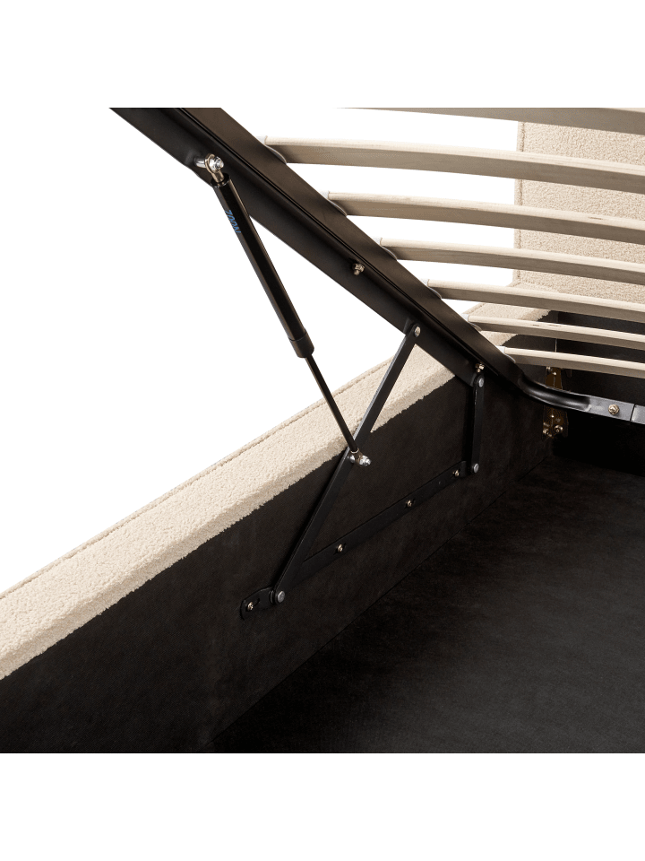 Beliani Doppelbett MOISSAC in Beige - (W) 197 x (H) 108 x (L) 224 cm günstig kaufen onesize