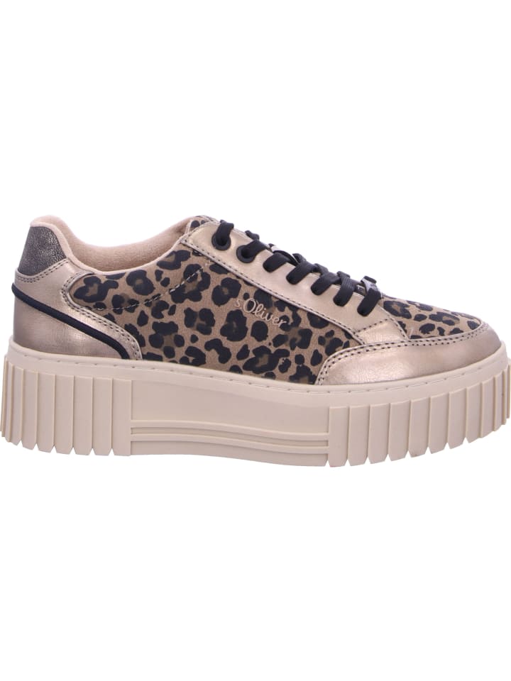 s.Oliver Schnürschuhe in LEOPARD günstig kaufen
