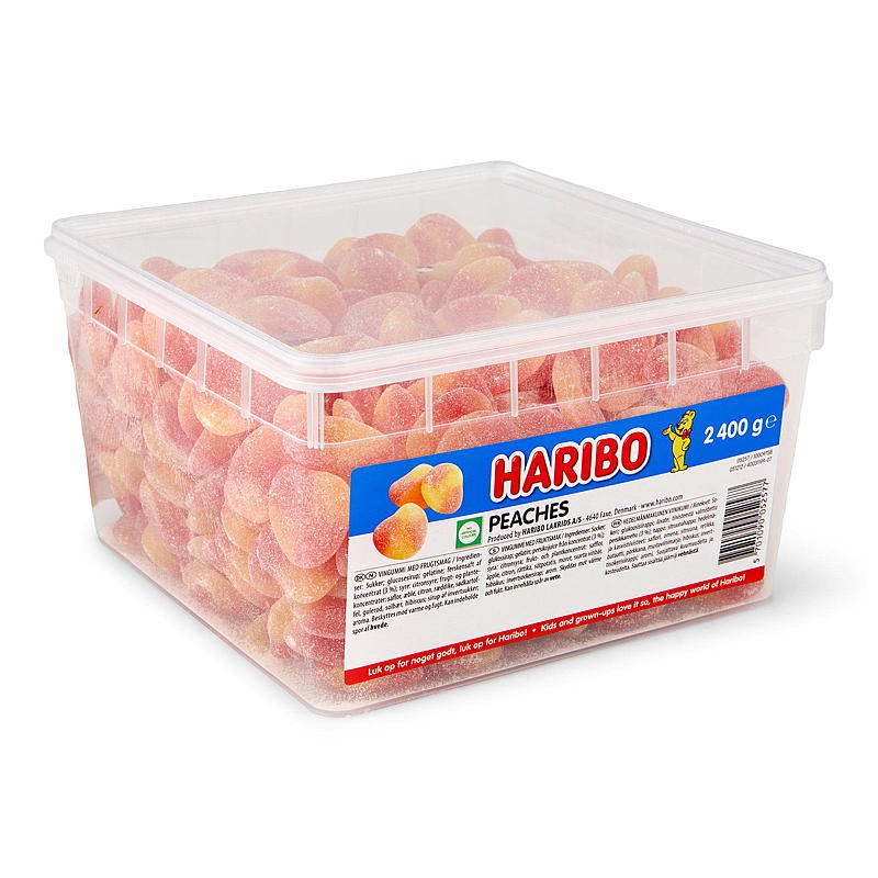 KnallGodt Haribo fersken 2,4 kg