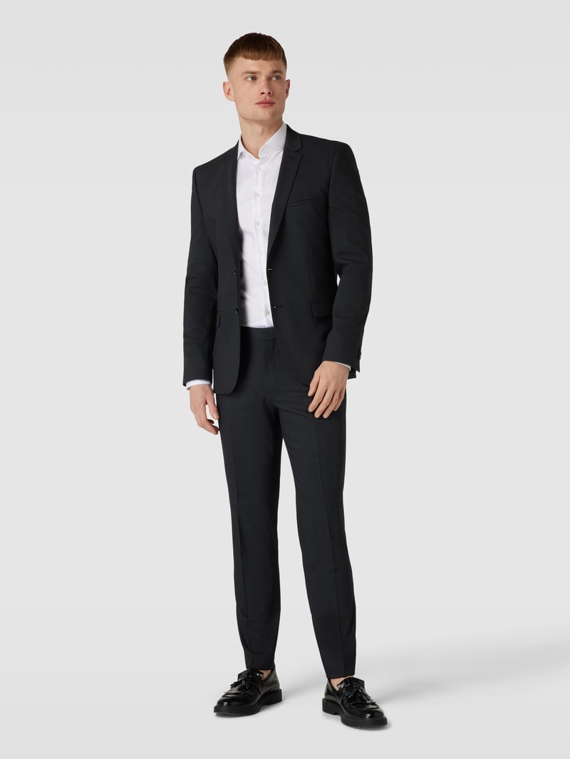 Blazer mit Reverskragen Modell 'Arti' in anthrazit