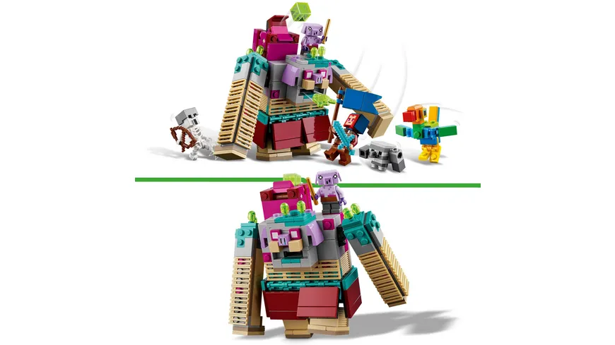 LEGO Minecraft Legends 21257 Showdown mit dem Verschlinger, Action-Spielzeug