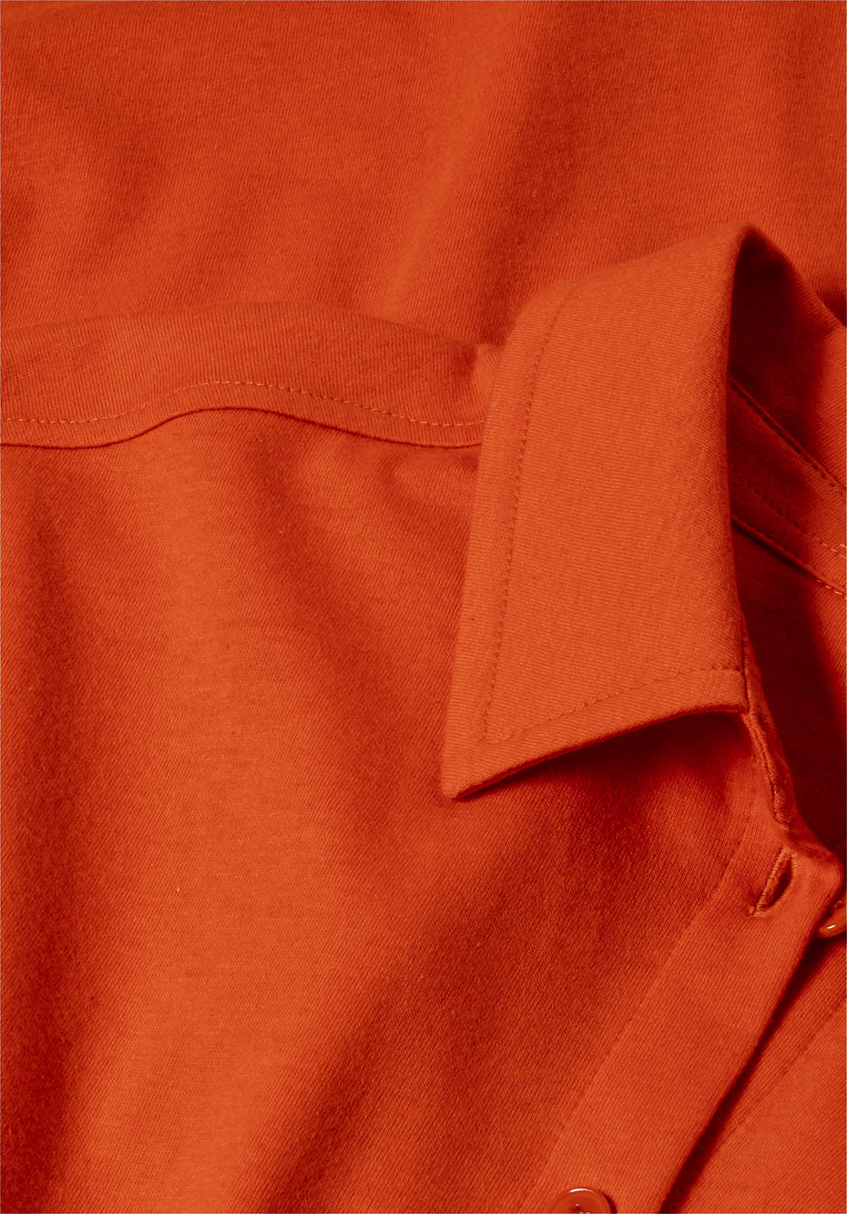 Jersey-Bluse aus Bio-Baumwolle mit Bio-Schurwolle