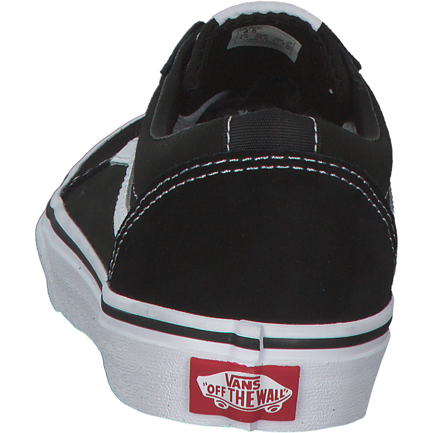 Vans YT Ward VN0A38J9, Sneakers Low, Kinder, Schwarz (Black/White)