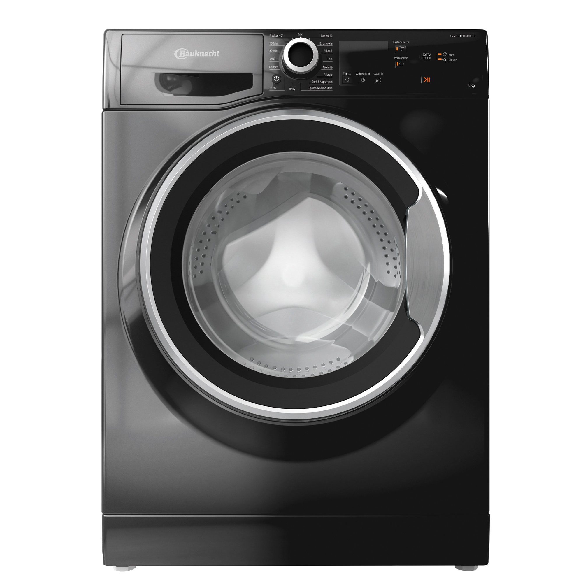 BAUKNECHT Waschmaschine W8 S6300 A, 8 kg, 1400 U/min, Anti-Allergie-Programm, Inverter-Motor, Mehrfachwasserschutz+