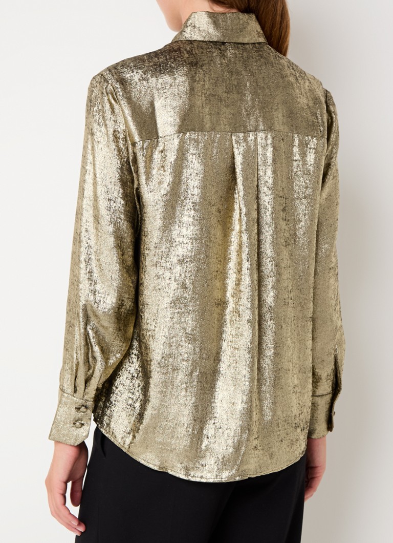 Gerard Darel  Bruna blouse met metallic finish