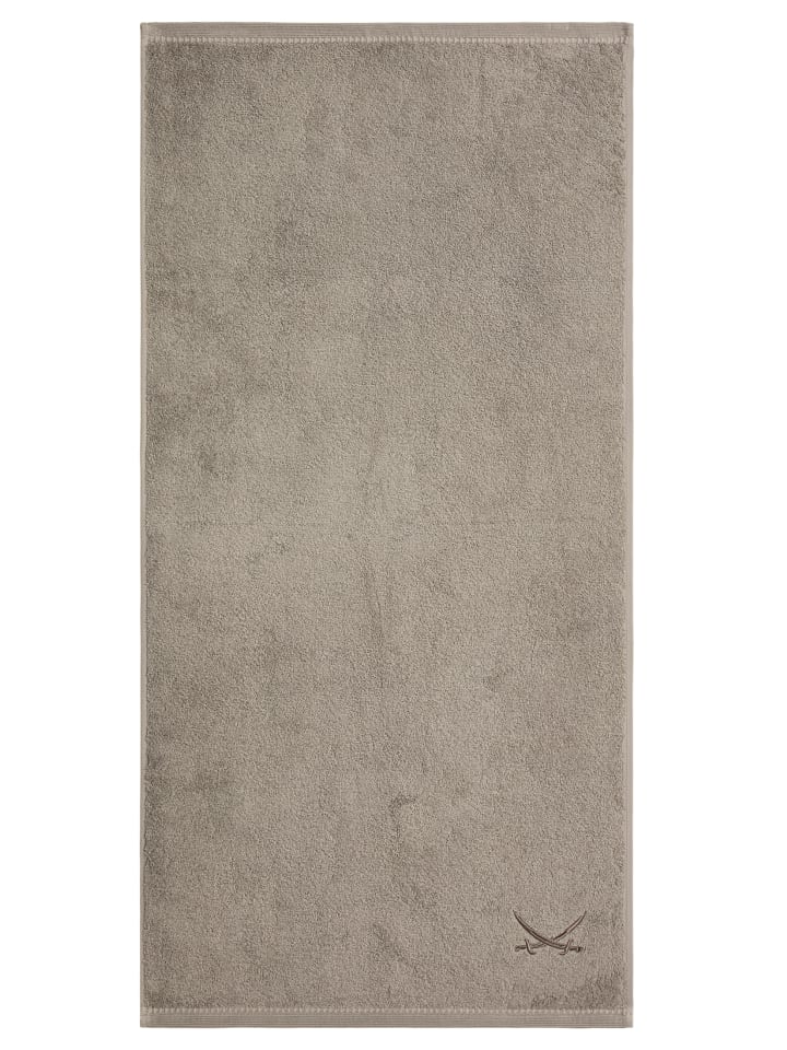 Sansibar 2er Handtuch-Set „Frottier-Kollektion Classic“, 50x100 cm in Taupe günstig kaufen onesize