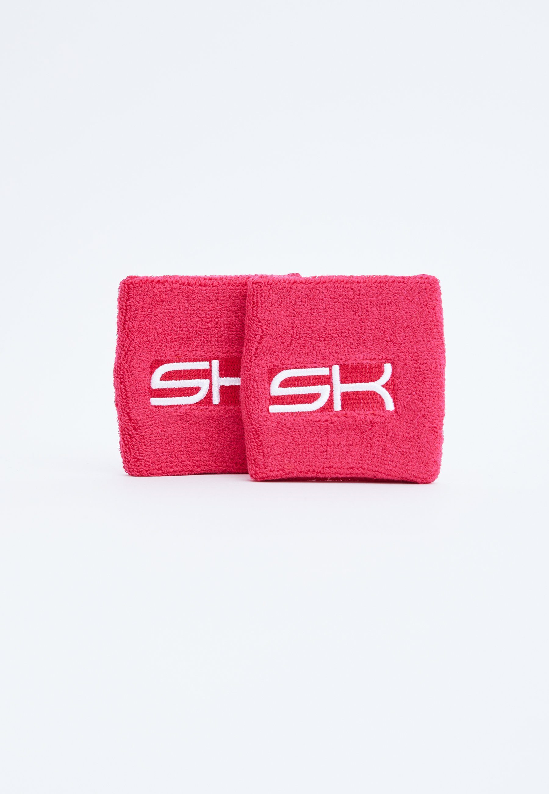 SPORTKIND Schweißband Tennis Schweißbänder klein 2er Set unisex Kinder & Erwachsene, pink