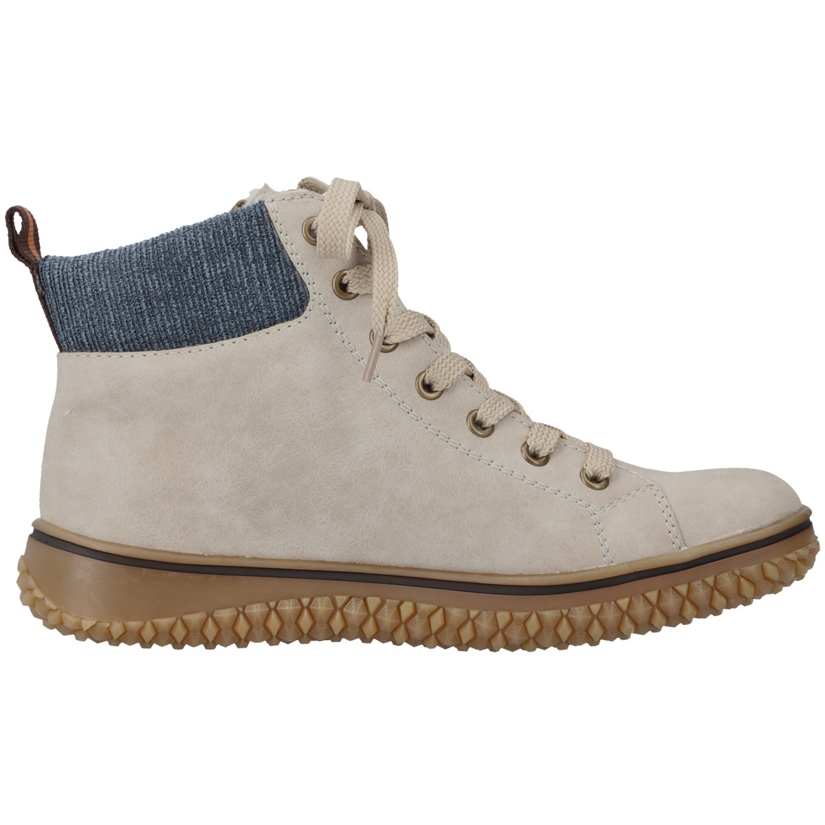 Rieker Z4209 Schnürboots creme