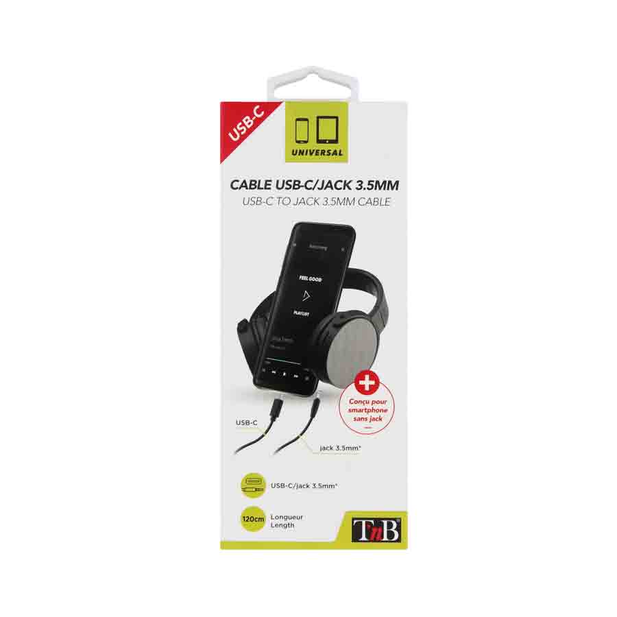 USB-C Kabel mit Aux-Stecker, von t'nb, 1 Stück - ATU