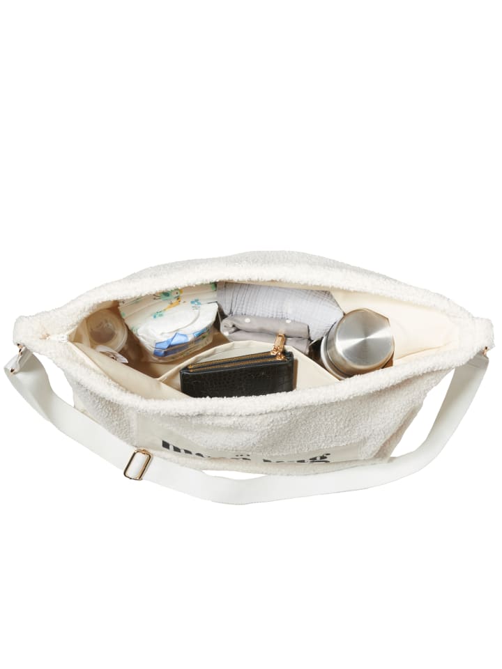 nordic coast company  Mom Bag Wickeltasche Teddy Oliv günstig kaufen onesize