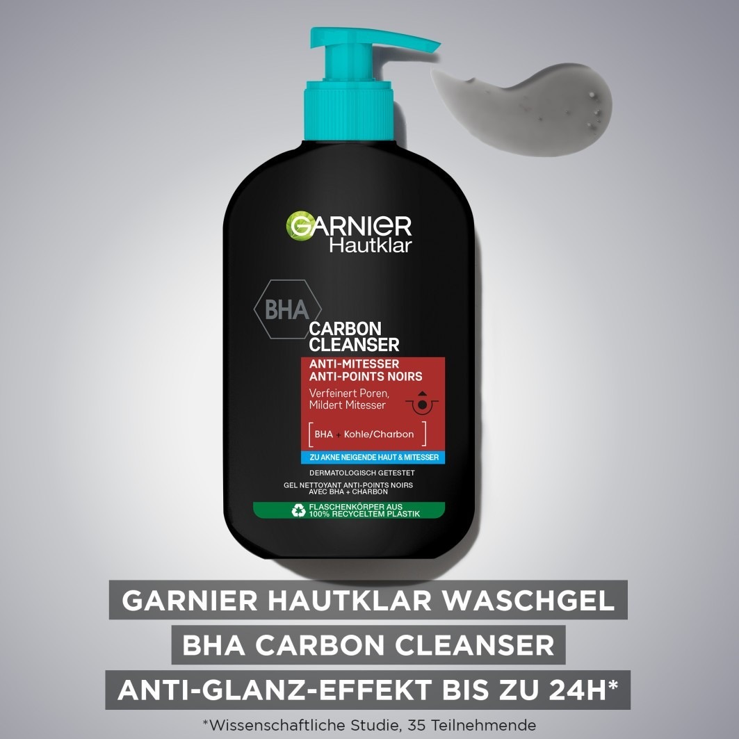 Hautklar Waschgel BHA Carbon Cleanser Anti-Mitesser