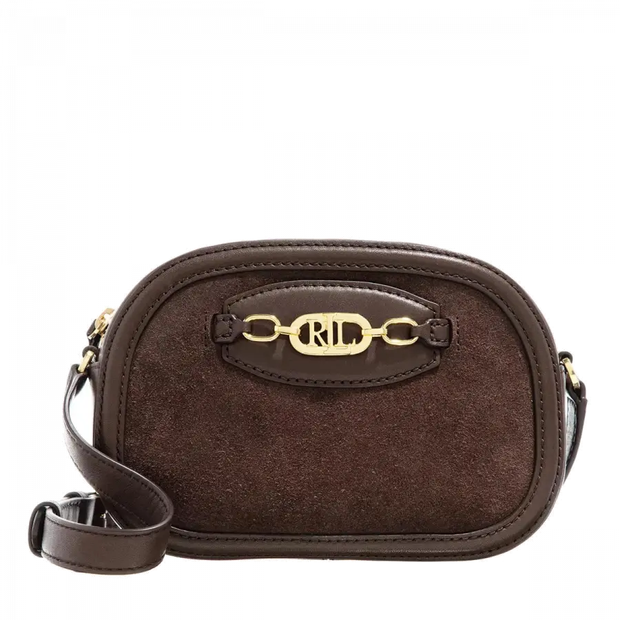 Lauren Ralph Lauren - Lauren Ralph Lauren Shoulder Bags Textil Dark Brown - braun