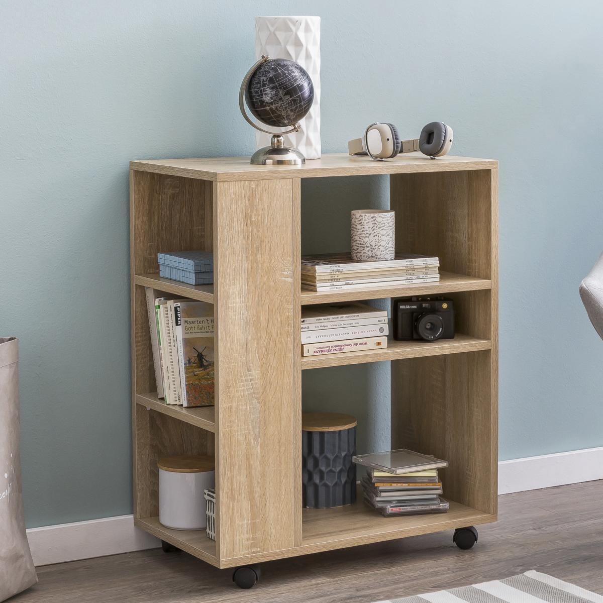 Wohnling Regal Sonoma 60x35x75 cm