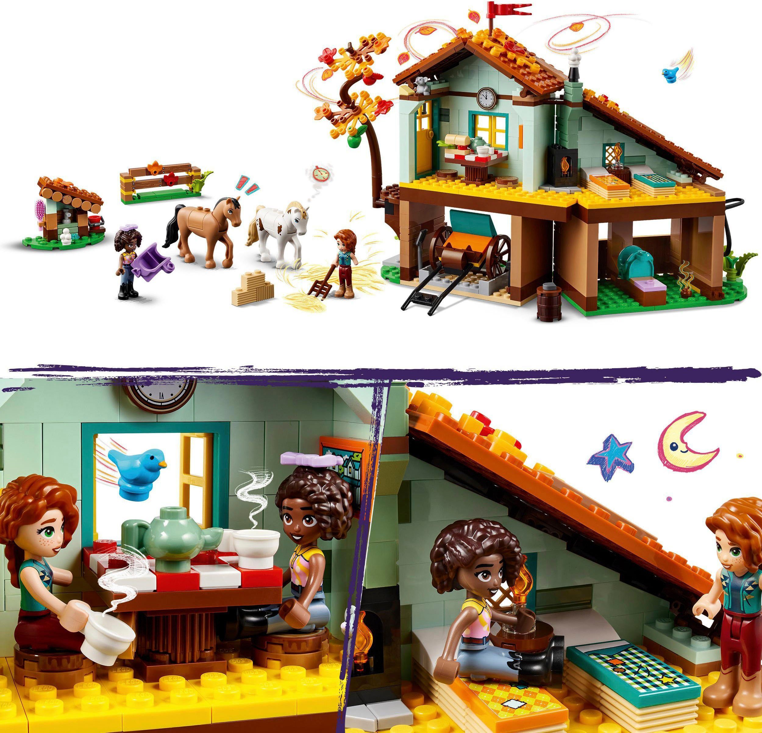 LEGO® Konstruktionsspielsteine Autumns Reitstall (41745), LEGO® Friends, (545 St), Made in Europe